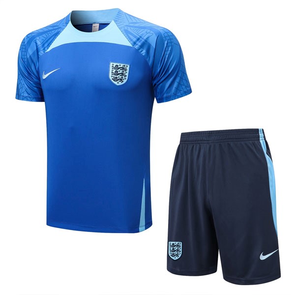 Camiseta Entrenamiento Inglaterra Conjunto Completo 2022-2023 Azul